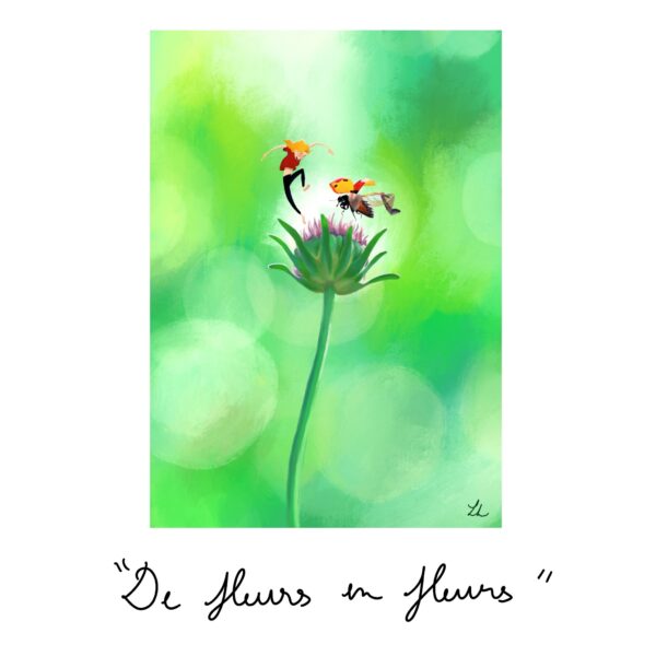 Illustration sans titre Impression A6 au choix