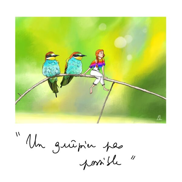 Illustration sans titre Impression A6 au choix