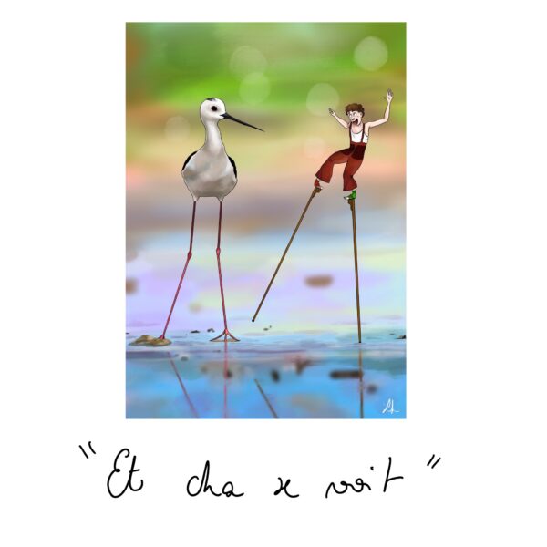 Illustration sans titre Impression A6 au choix