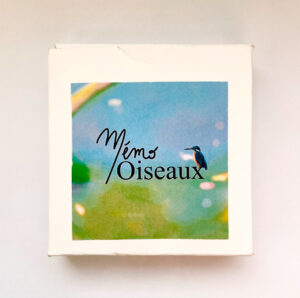 Mémo oiseaux (boîte faite maison)