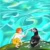 Print A4 "Un poisson dans l'eau"